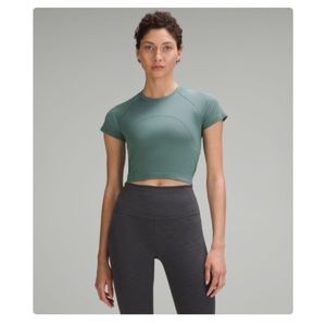 Lululemon Swiftly Tech Cropped Short Sleeve Shirt 2.0
